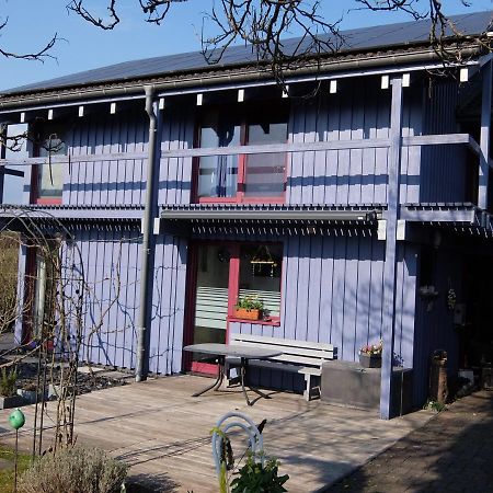 Blaues Haus - Une maison bleue Hetzerath Exterior foto